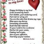 Birthday Poem For Love