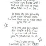 Fist Birthday Poem