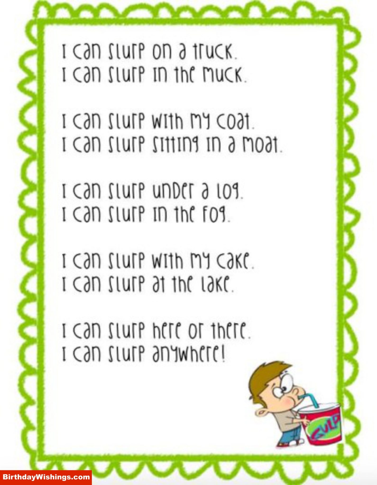 Funny Birthday Poem