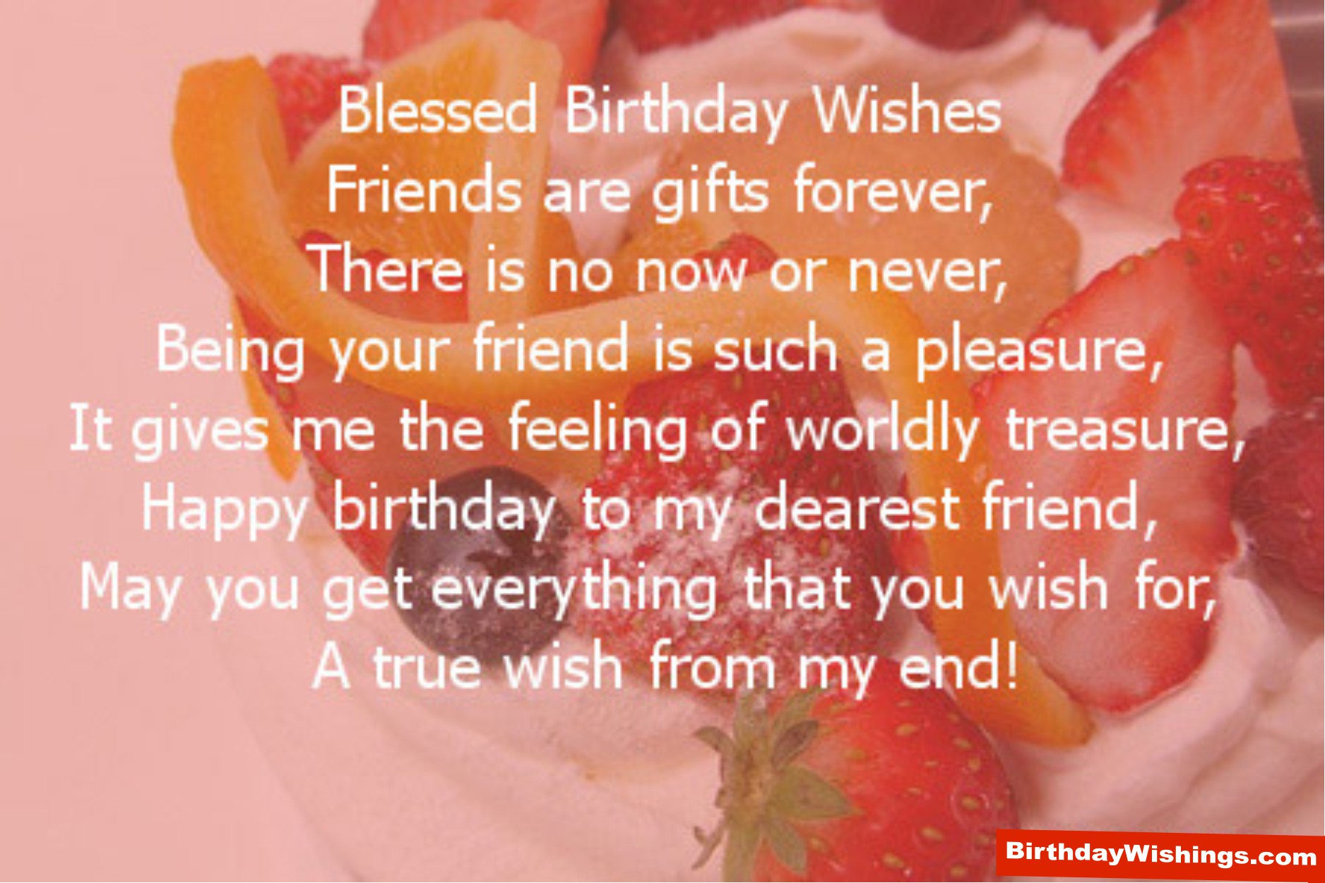 Poem For A True Friend