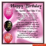 Happy Birthday To Auntie