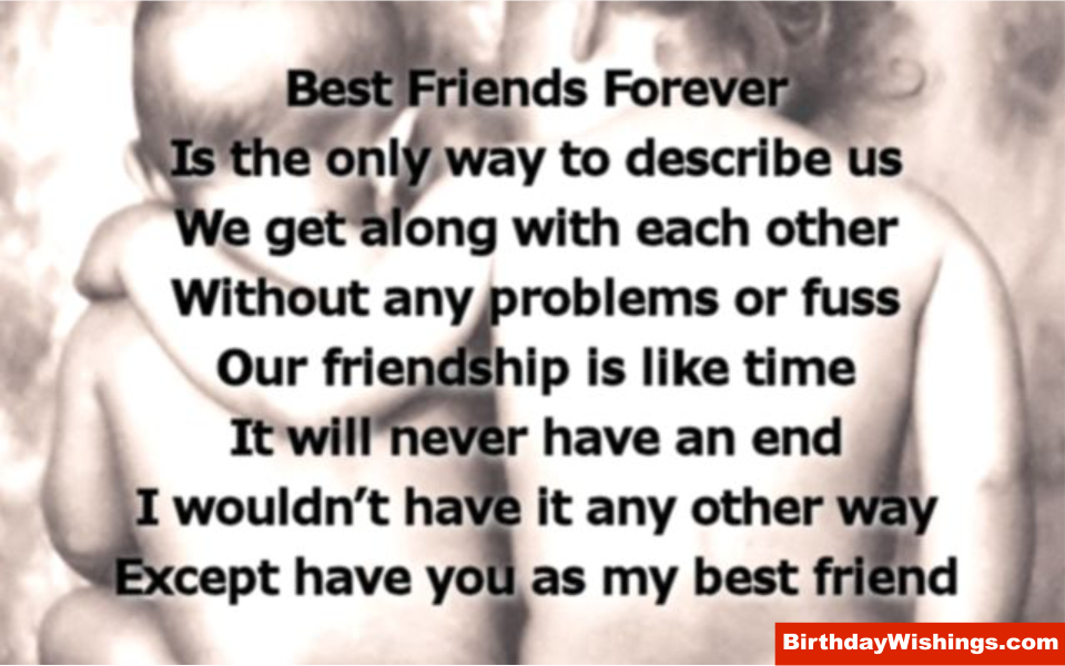 Poem For Best Friend