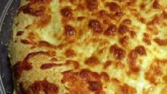 Breakfast Sausage White Cheese Pizza