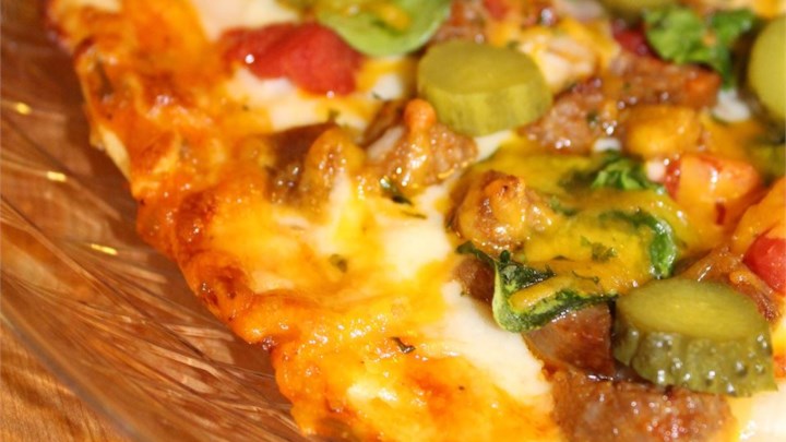 Cheeseburger Pizza