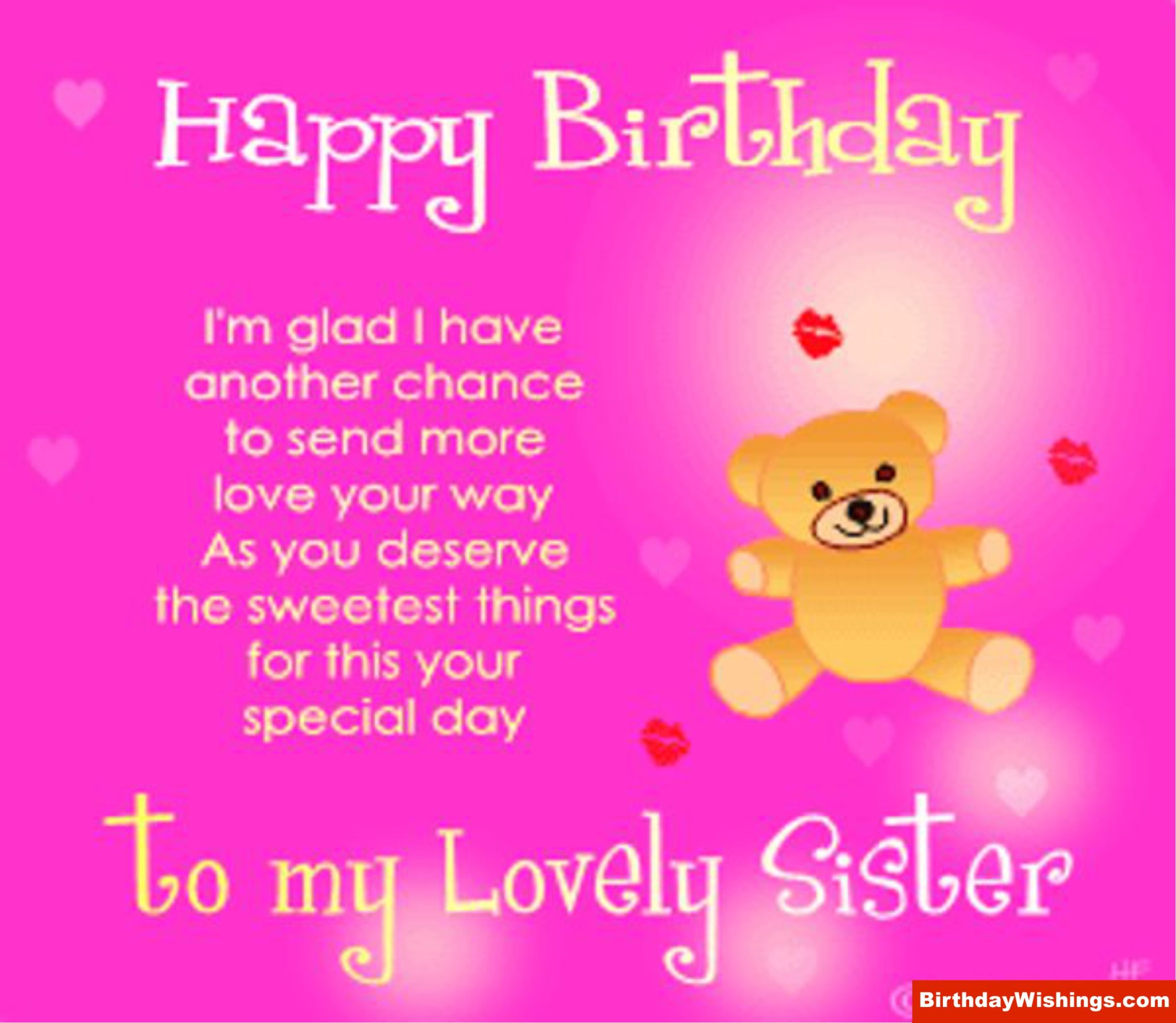 To My Lovely Sister