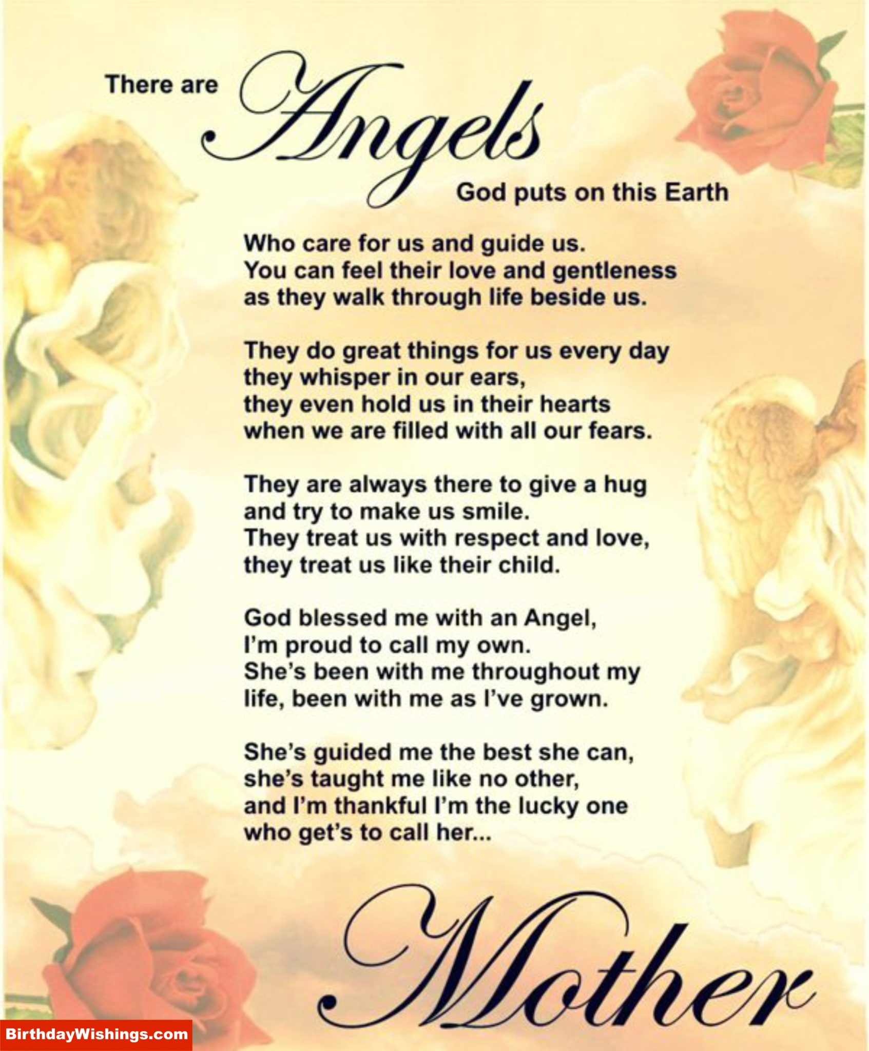 Happy Birthday To My Dear Mother