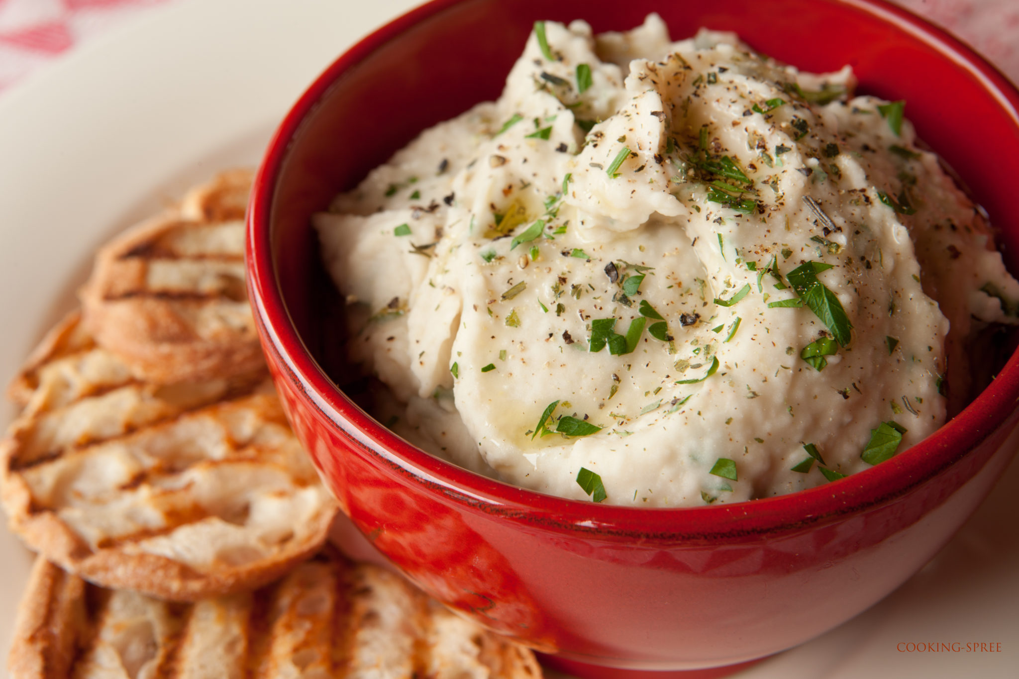 Roasted Garlic Bean Dip
