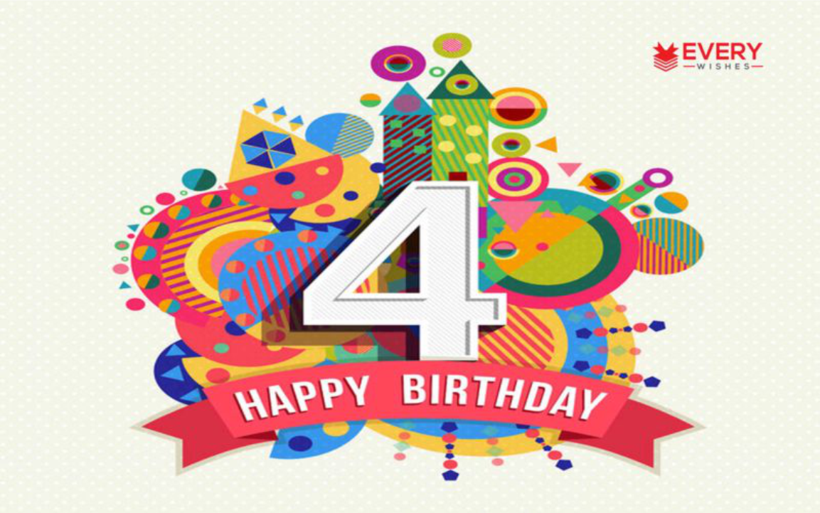 4th Birthday Wishes
