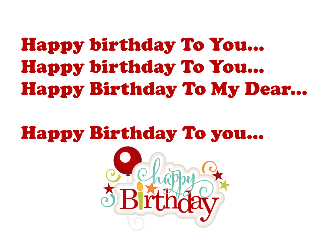 Happy Birthday Lyrics