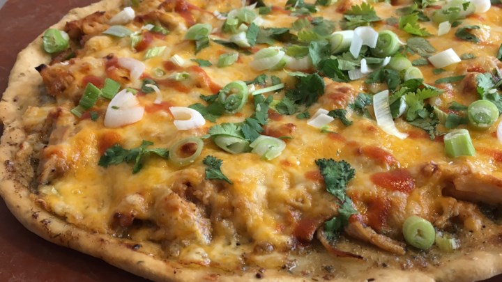Sriracha Honey Chicken Pizza