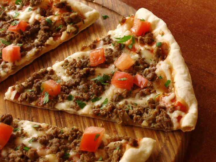 Quick Beef Pizza