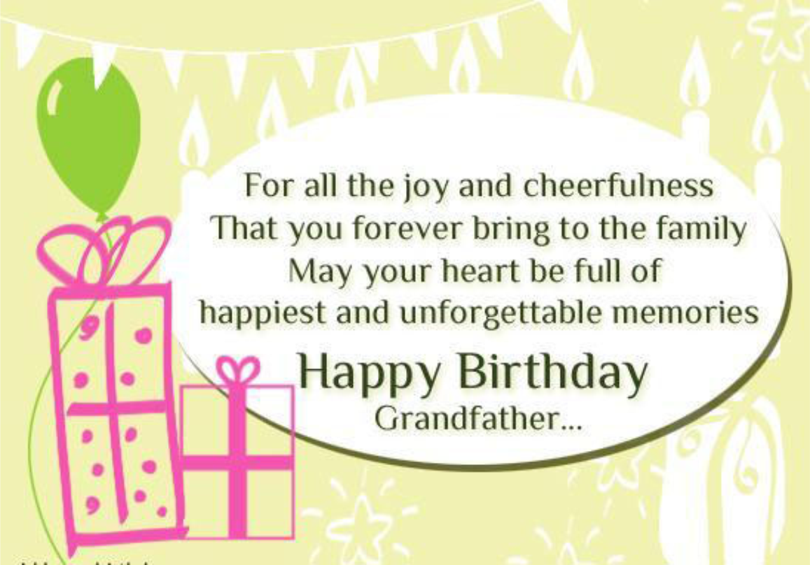 Grandpa Birthday Wishes
