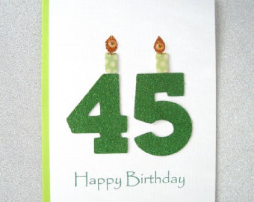 45th Birthday Wishes