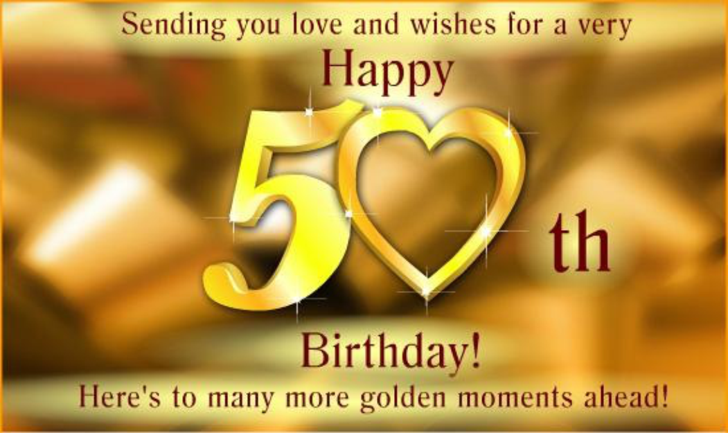 50th Birthday Wishes