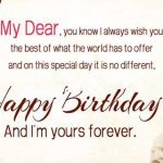 Romantic Birthday Wishes for your Husband